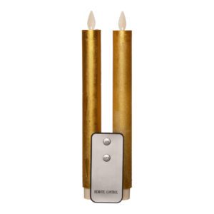 Anna's Collection LED dinerkaars goud 2 stuks