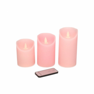 Anna's Collection LED Stompkaars Roze 3 stuks (10/12