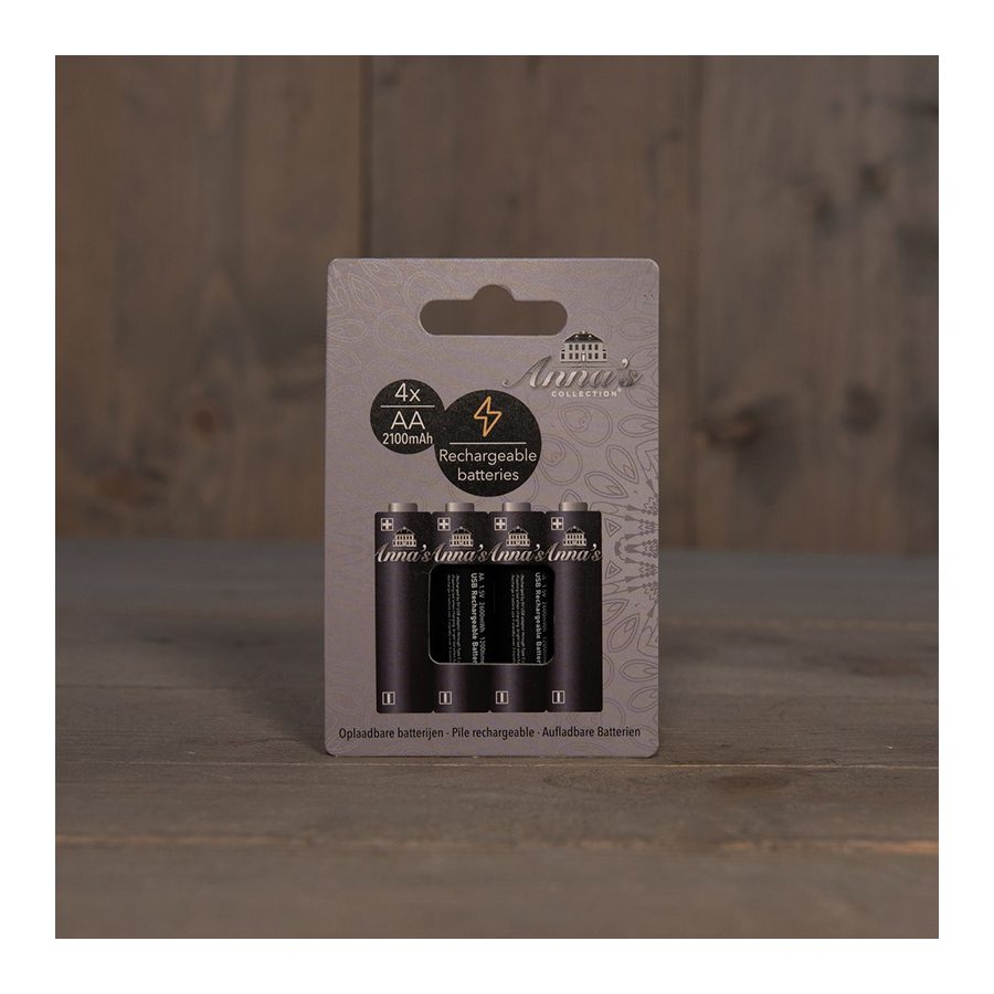 Batterijen AA 4 stuks - Anna's Collection Batterijen AA 4 stuks - Accessoires & toebehoren - Anna's Collection