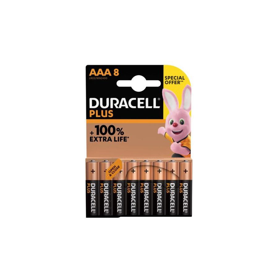 Batterijen AAA 8 stuks - Duracell Batterijen AAA 8 stuks - Accessoires & toebehoren - Duracell