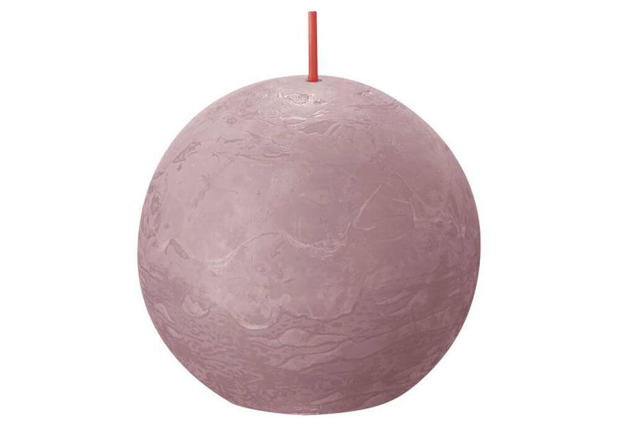 BOLKAARS RUST. 76MM OUD ROZE - Bolsius BOLKAARS RUST. 76MM OUD ROZE
