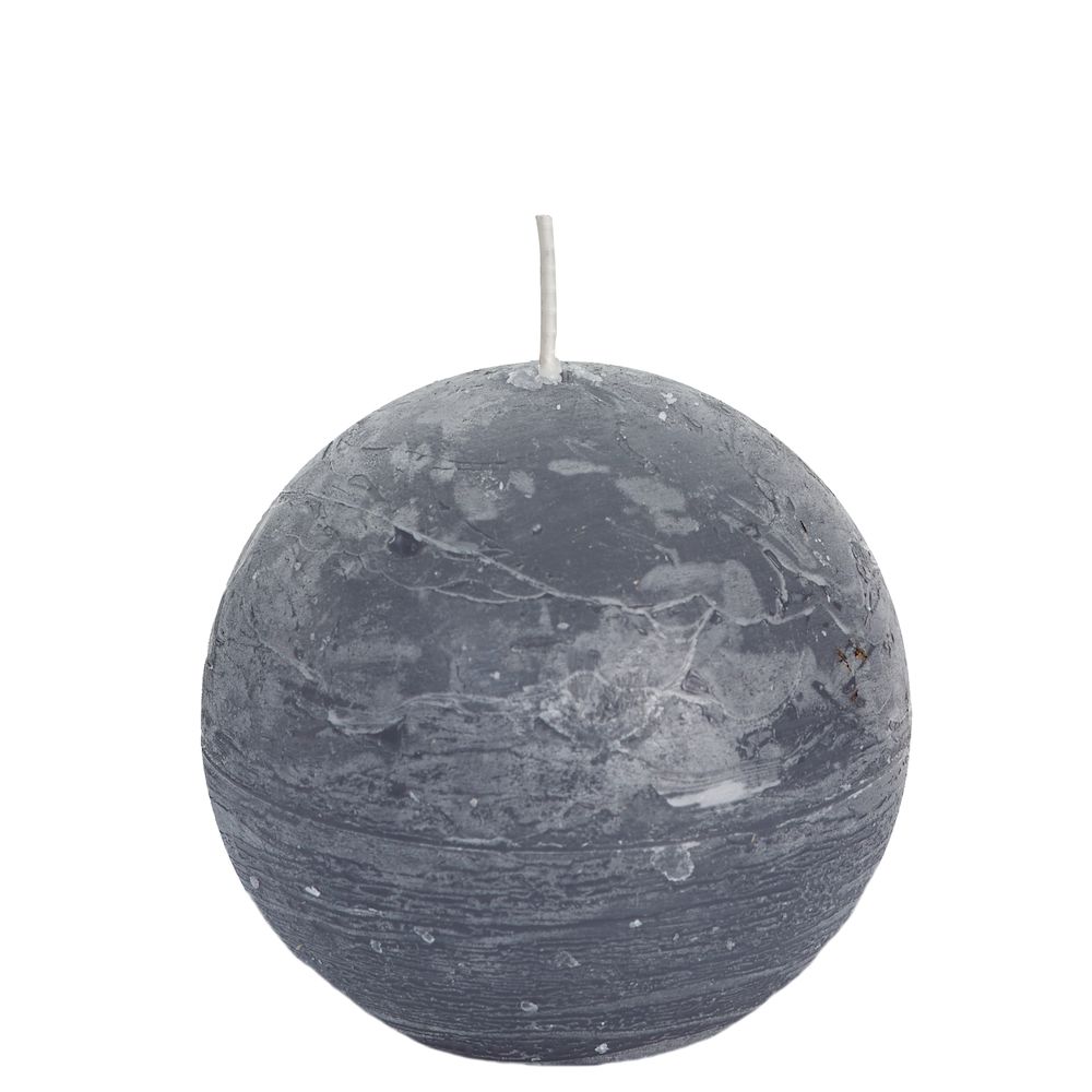 Bolkaars rustiek d8cm grijs - SPAAS Bolkaars Rustiek Ø8cm Grijs