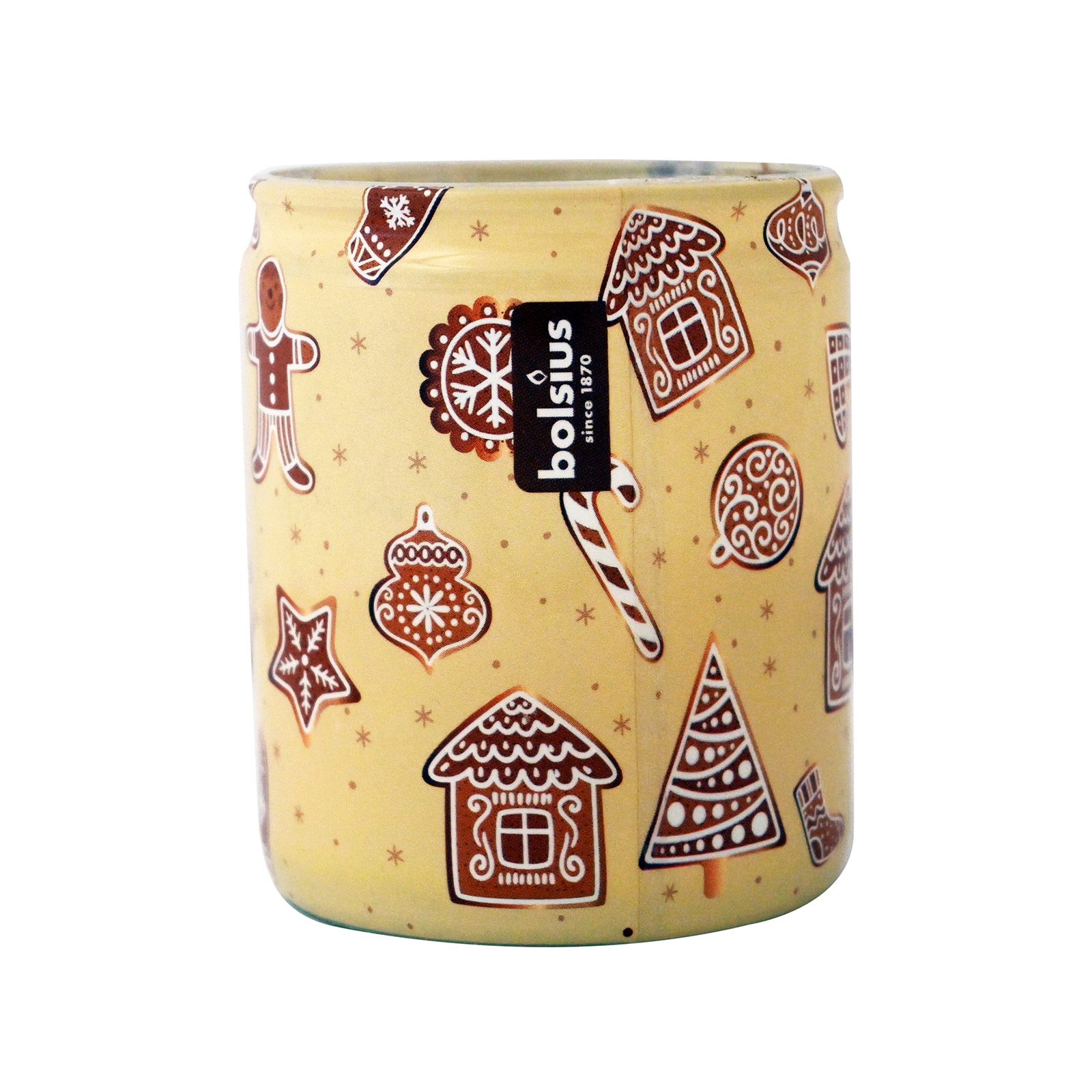 Bolsius geurkaars True Glow Cookie Fever wit Bolsius geurkaars True Glow Cookie Fever wit