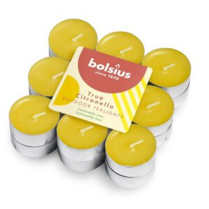 Bolsius Theelichten Citronella - 18 stuks
