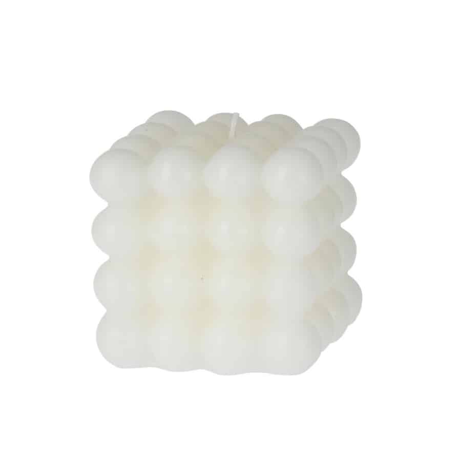 Bubbel kaars wit Bubbel kaars wit