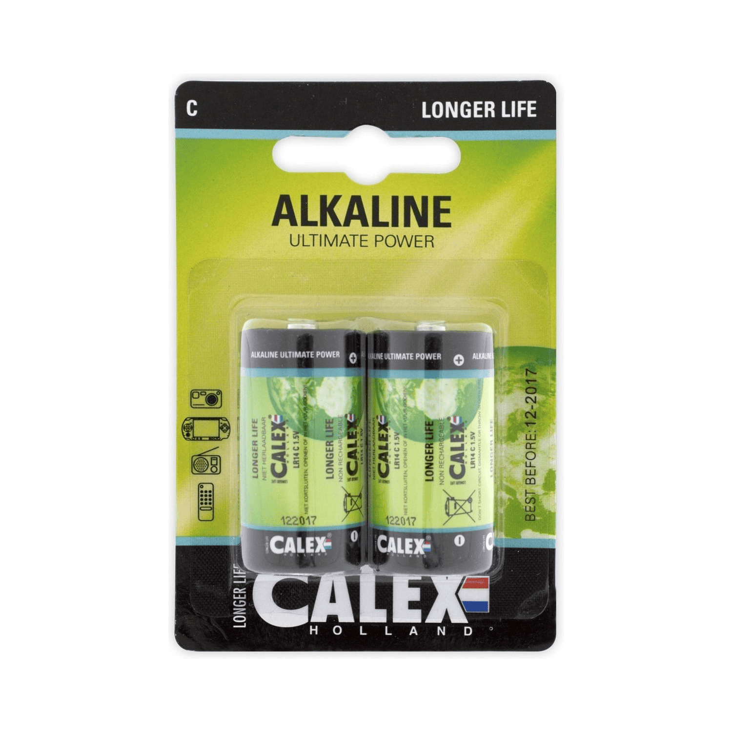 Calex Alkaline Batterijen C / LR14 - 2 stuks Calex Alkaline Batterijen C / LR14 - 2 stuks - Accessoires & toebehoren