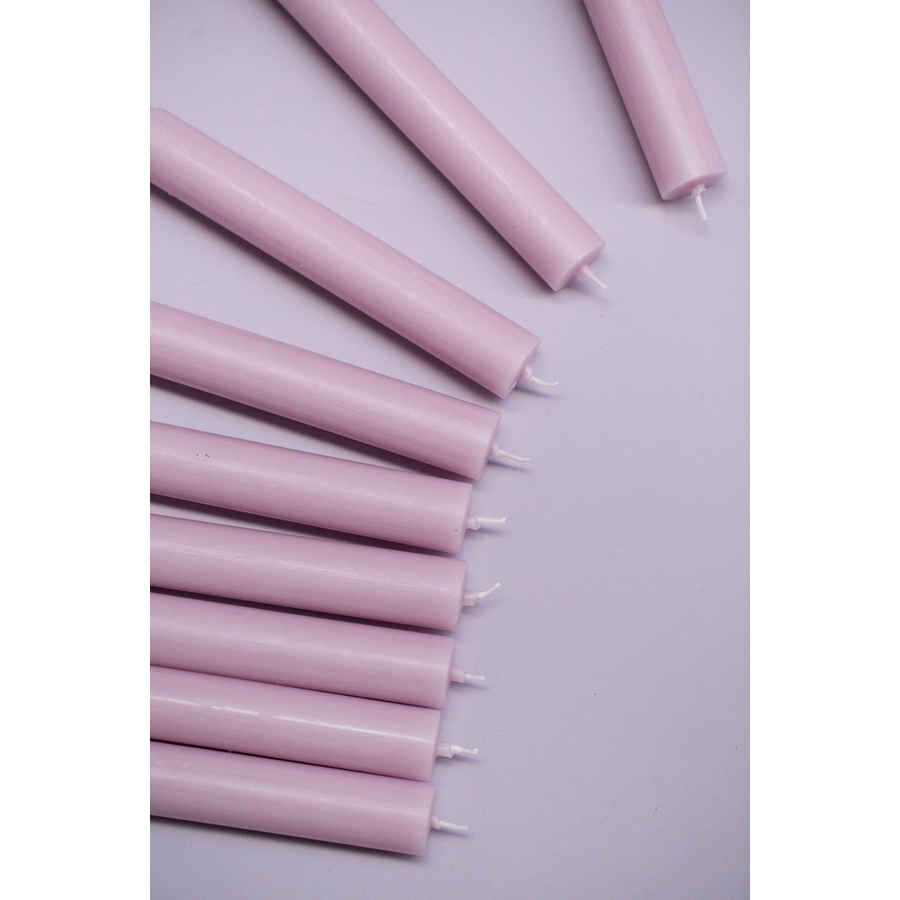 Dinerkaars Light Lilac 2.6x18.5cm - Rustik Lys Dinerkaars Light Lilac 2.6x18.5cm - Dinerkaarsen - Rustik Lys