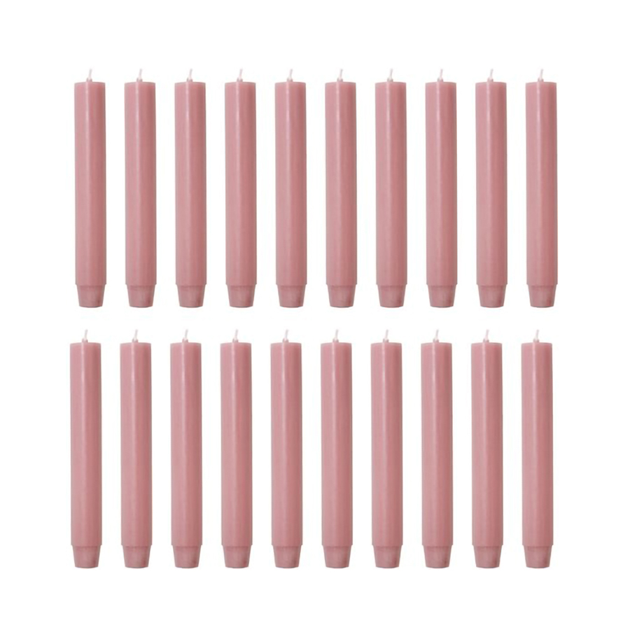Dinerkaars Old Roze 2.6x18.5cm - Rustik Lys Dinerkaars Old Roze 2.6x18.5cm - Dinerkaarsen - Rustik Lys