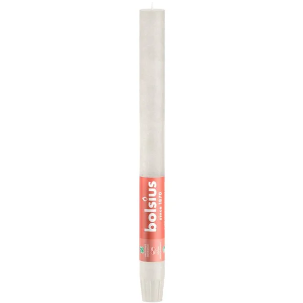 DINERKAARS RUST. 270X23MM GRIJS - Bolsius DINERKAARS RUST. 270X23MM GRIJS