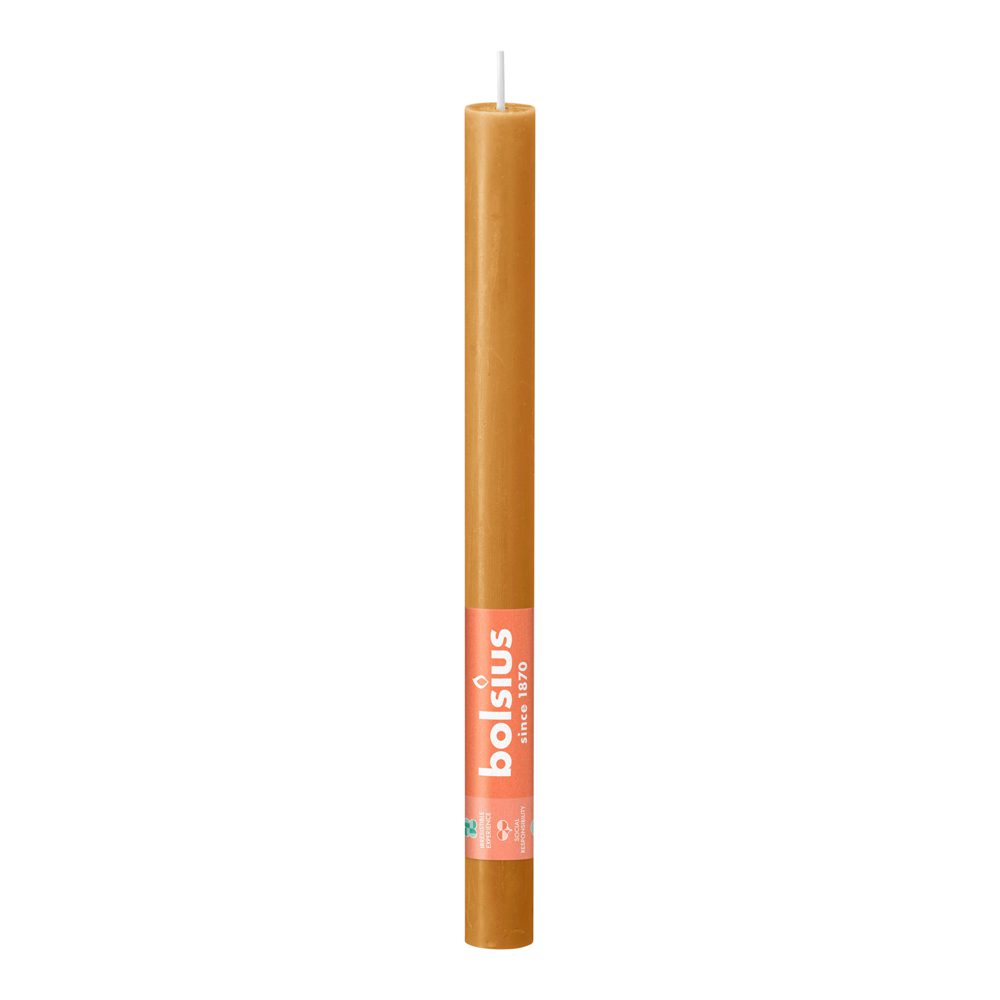 DINERKAARS RUST. 270X23MM OKER - Bolsius DINERKAARS RUST. 270X23MM OKER
