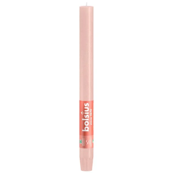 DINERKAARS RUST. 270X23MM ROZE - Bolsius DINERKAARS RUST. 270X23MM ROZE