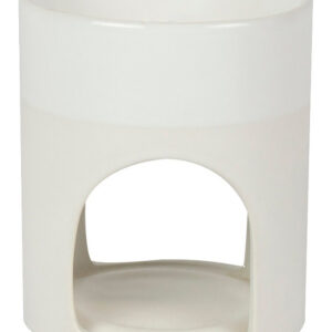 Geurbrander Pilar Mat Wit 10x12cm - Geur Brander - Scentchips