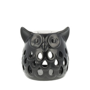 Geurbrander Uil Open Mat Zwart 11.5 cm - Geur Brander - Scentchips