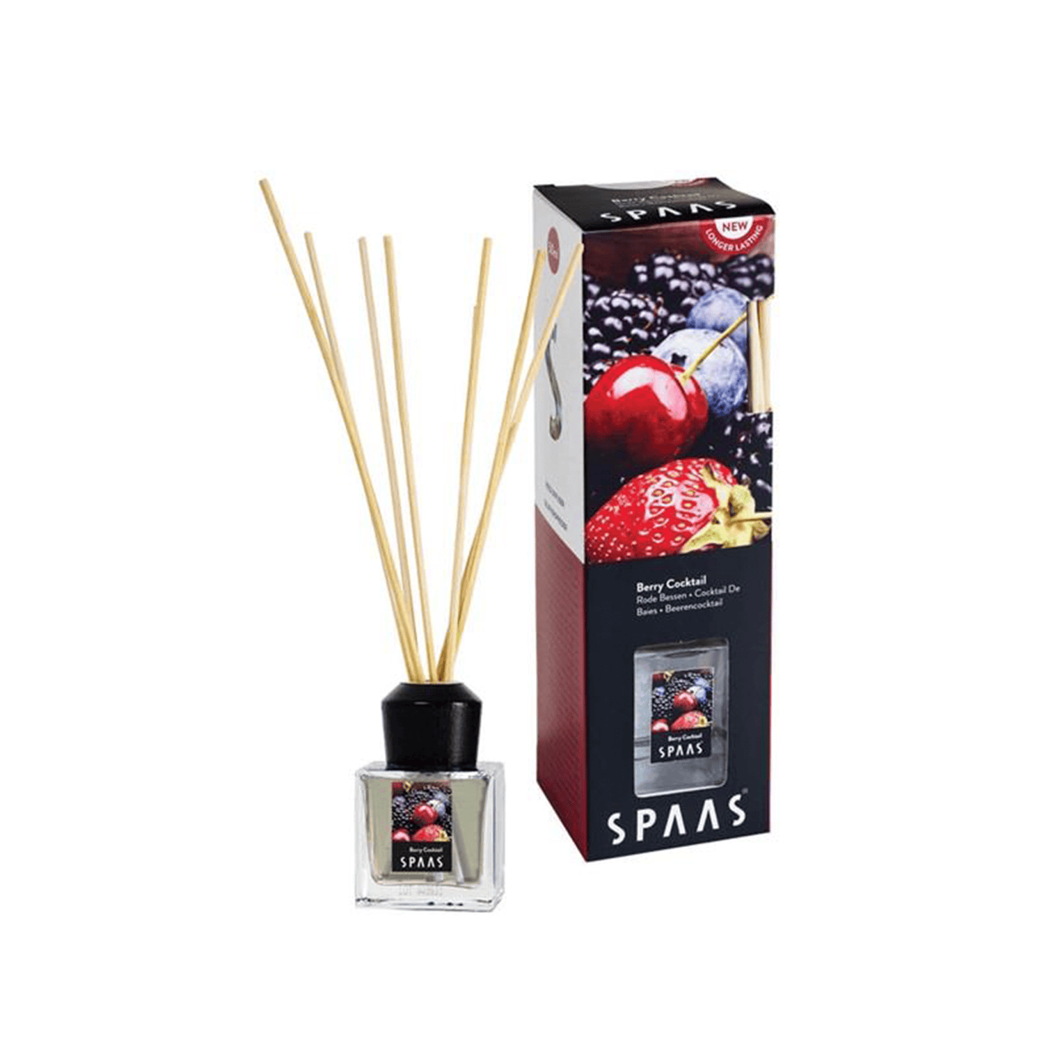 Geurdiffuser 50ml berry cocktail - SPAAS Geurdiffuser 50ml Berry Cocktail