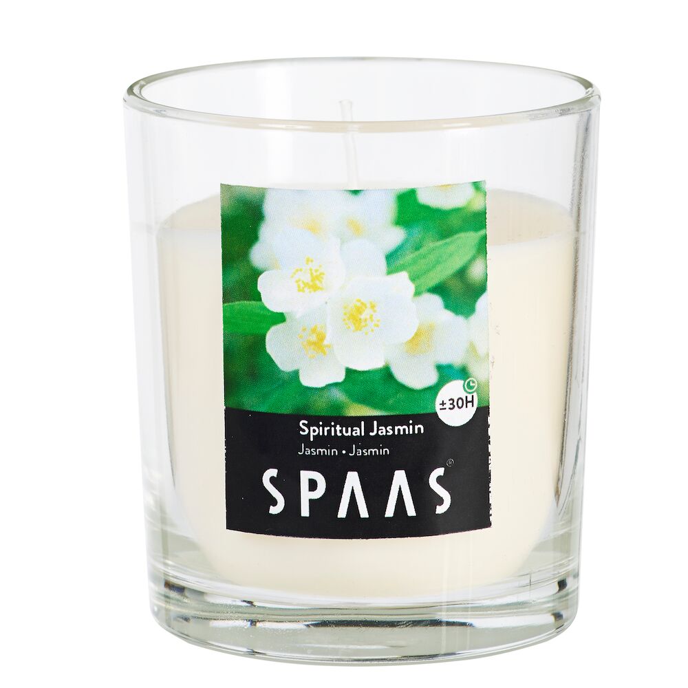 Geurglas d7h7.7 spiritual jasmine - SPAAS Geurglas Spiritual Jasmine Ø7 x H7.7 cm