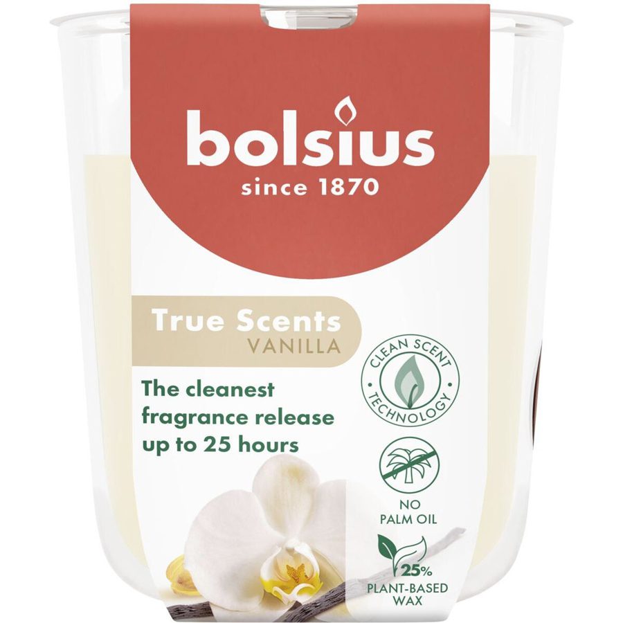 Geurkaars Vanille - Bolsius Geurkaars Vanille