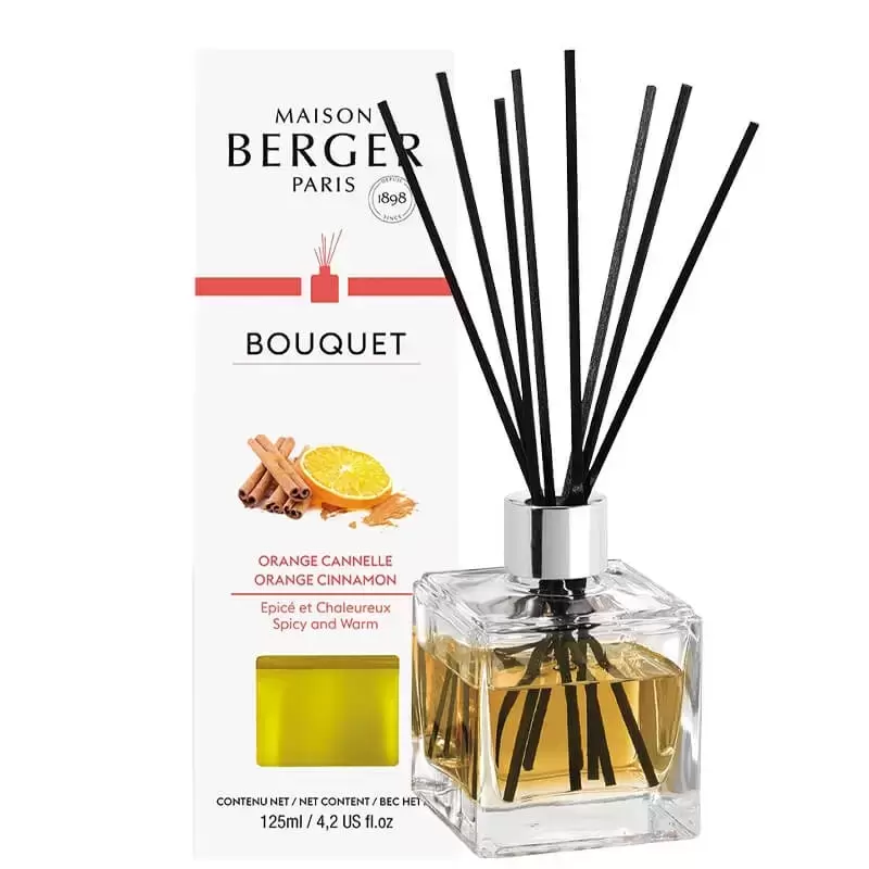 GEURSTOKJES PARFUM CUBE ORANGE Geurstokjes Maison Lampe Berger - Orange
