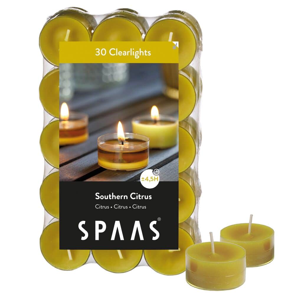 Geurtheelicht 4.5u southern citrus 30st - SPAAS Geurtheelicht Southern Citrus (4.5 uur