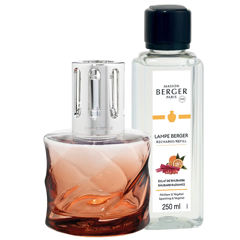 GIFTSET SPIRALE ROSE AMBRE Giftset Maison Lampe Berger - Spirale Rose Ambre