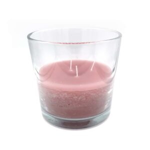 Glas kaars 17x16 cm Antiek Roze - BrandedBy
