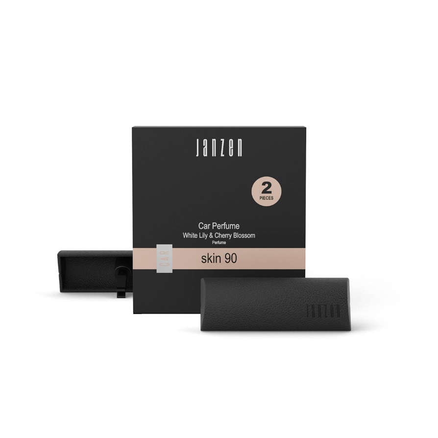 JANZEN Car Perfume Skin 90 (2 stuks) JANZEN Car Perfume Skin 90 (2 stuks) - Luxe autoparfum - Zwart