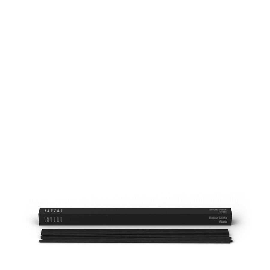 JANZEN Rattan Sticks Black (Box) JANZEN Rattan Sticks Black (Box) - Geurstokjes - Zwart