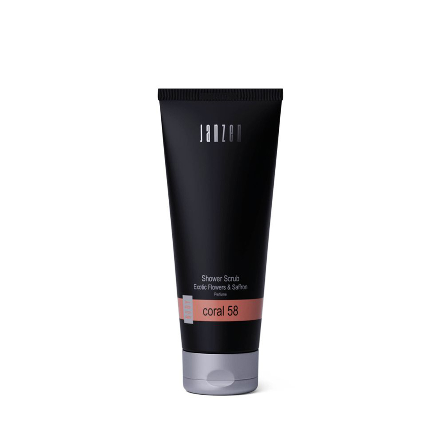JANZEN Shower Scrub Coral 58 JANZEN Shower Scrub Coral 58 - Body & Care - Zwart