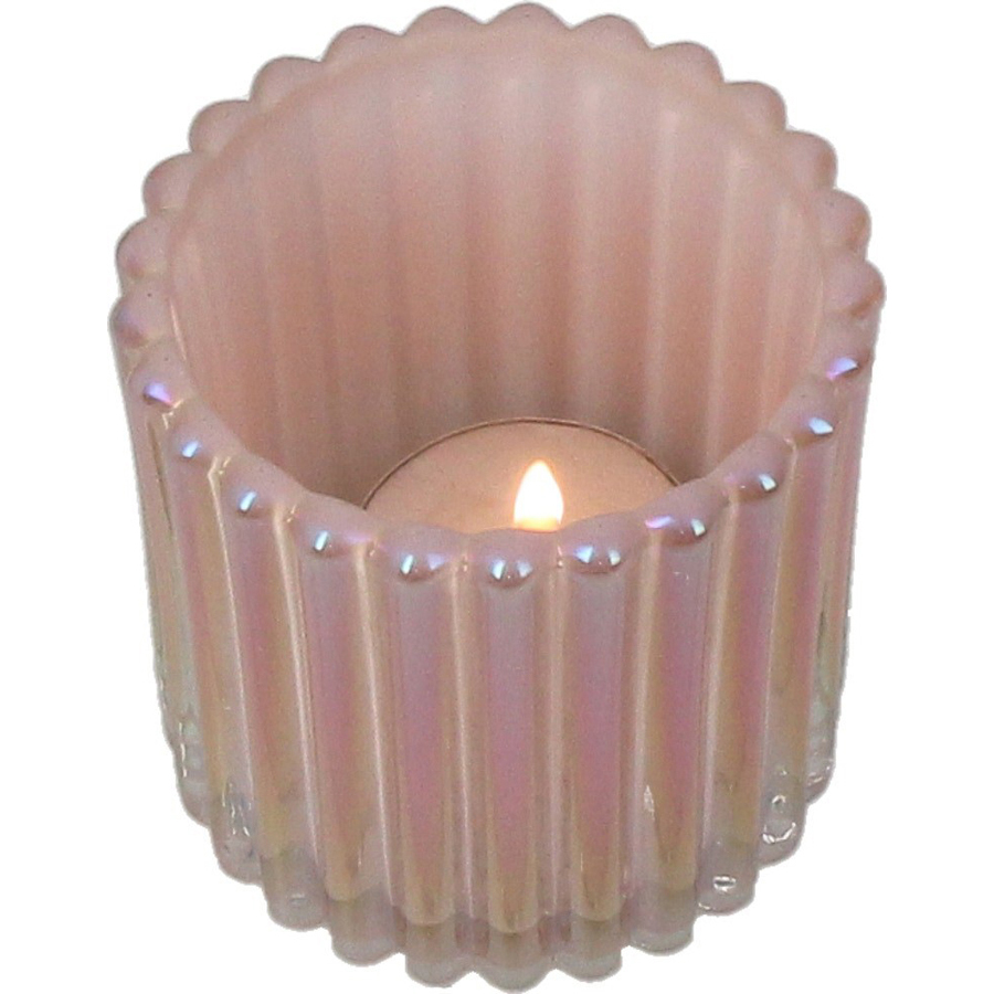 Kaarsenhouder Roze 7.5x7.5x7.5cm - Kaars.nl Kaarsenhouder Roze 7.5x7.5x7.5cm - Kaarsenhouders - Kaars.nl