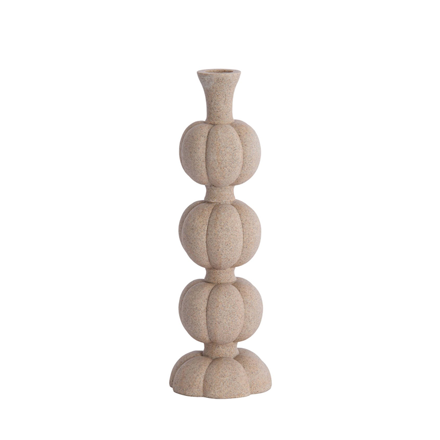 Kandelaar Auburn Bruin Ø12x34cm - light & living Kandelaar Auburn Bruin Ø12x34cm - Kaarsenhouders - light & living
