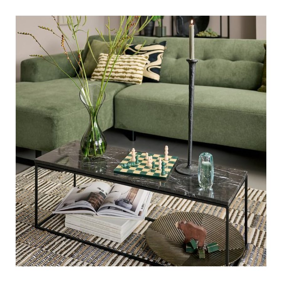 Kandelaar Cabeza Zwart Ø12.5x49.5cm - light & living Kandelaar Cabeza Zwart Ø12.5x49.5cm - Kaarsenhouders - light & living