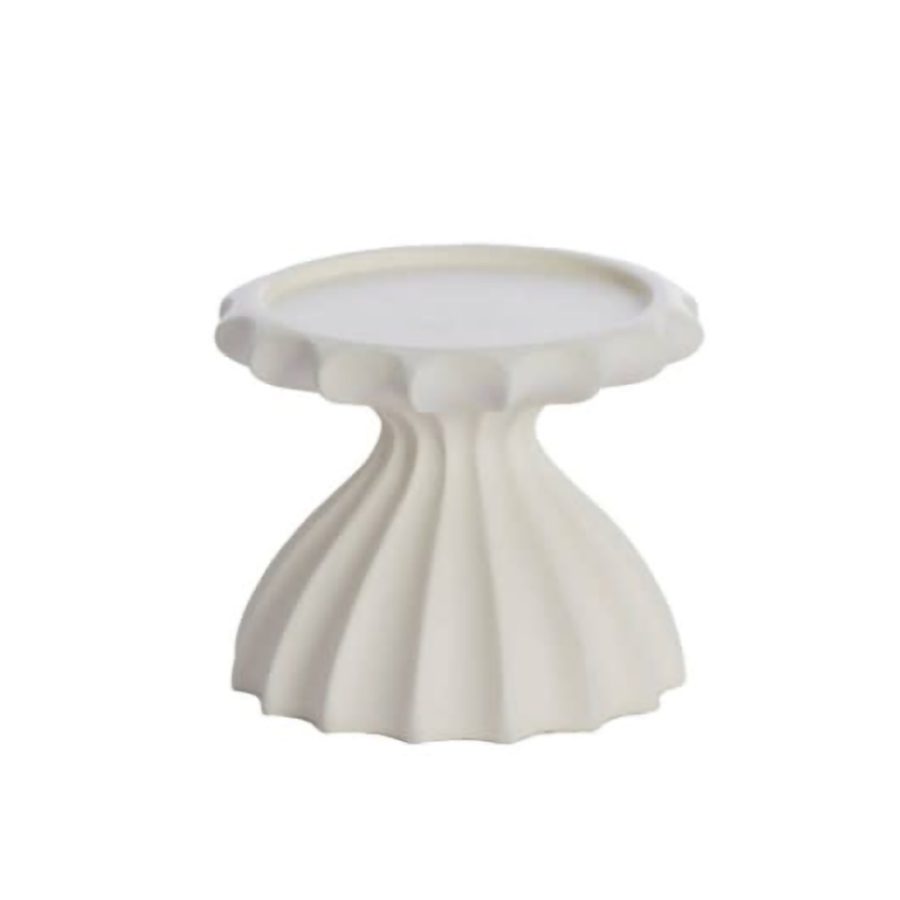 Kandelaar Sidari Wit Ø9x8cm - light & living Kandelaar Sidari Wit Ø9x8cm - Kaarsenhouders - light & living