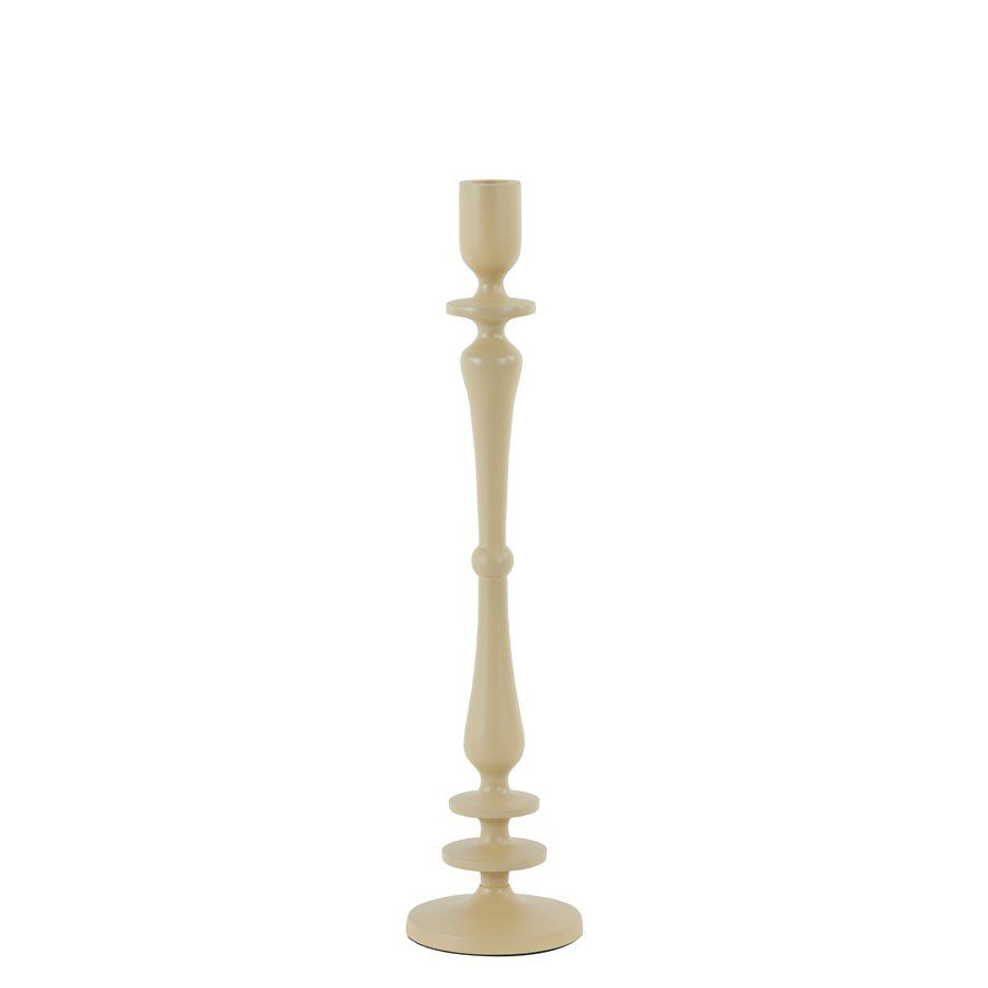 Kandelaar Yahvi metaal Goud Ø10x45cm - light & living Kandelaar Yahvi metaal Goud Ø10x45cm - Kaarsenhouders - light & living