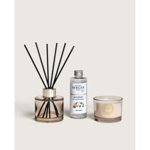 Lampe Berger Duoset Mini Eternity (kaars + geurstokjes) - Lady Flower