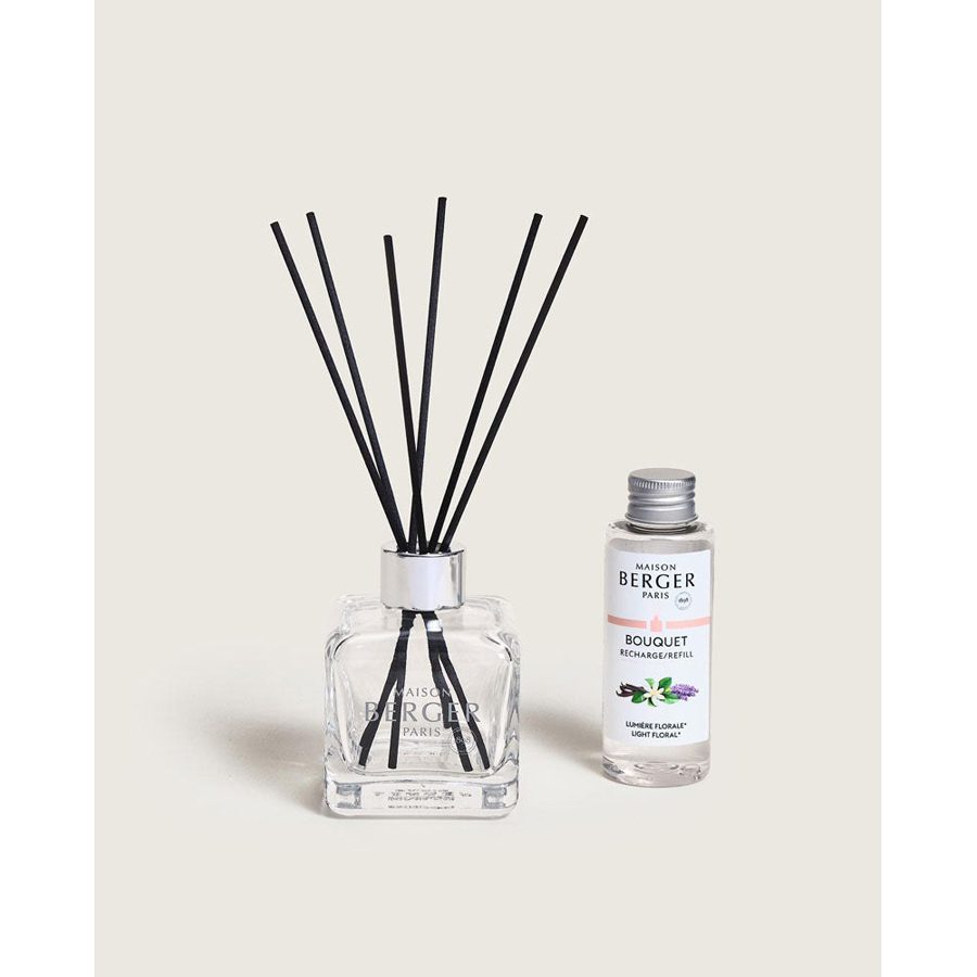 Lampe Berger Geurstokjes Cube Lumière Florale 100 ml Lampe Berger Geurstokjes Cube Lumière Florale 100 ml