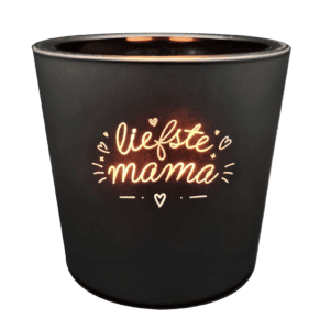Liefste Mama Large Cinnamon Spice Geurkaars - Geurkaars in glas