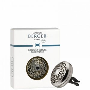 Maison Lampe Berger Paris - Autoparfumhouder Graphic nickel mat