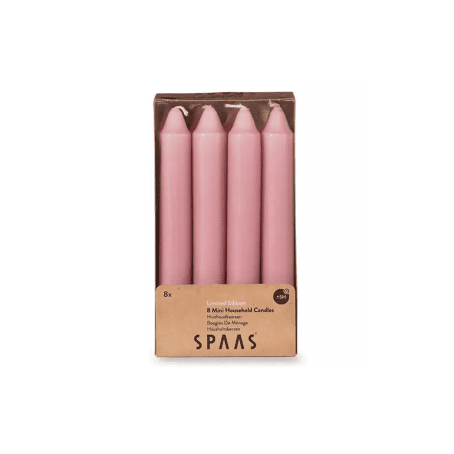 Mini tafelkaars d2.1h15 rose blush - SPAAS Mini Tafelkaars Ø2.1 x H15 Rose Blush