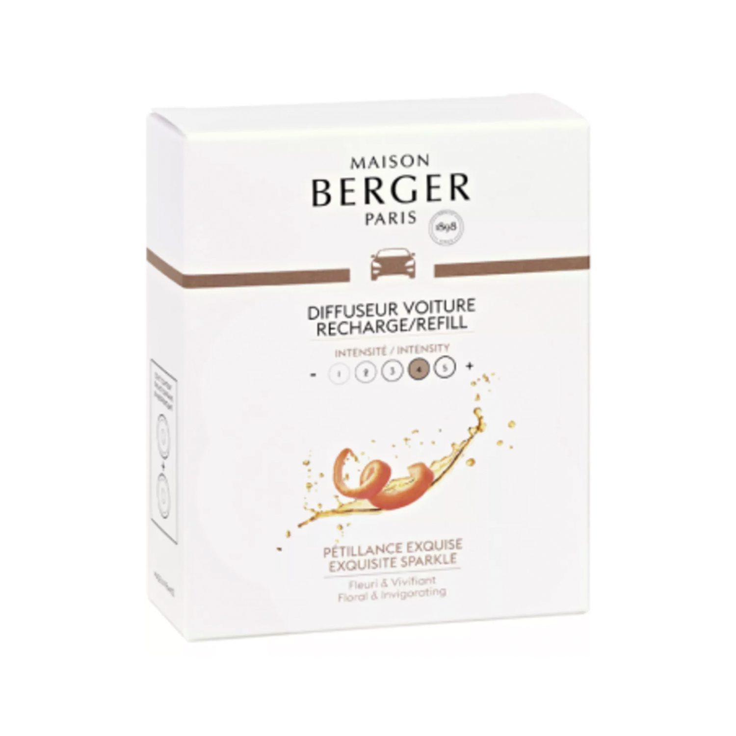 Autoparfum Navul Pétill Exquise 2st Navulling Autoparfum Maison Lampe Berger - Pétill Exquise 2St
