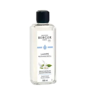 Navulling Huisparfum Maison Lampe Berger Délicat Musc Blanc / Delicate White Musk 500ml