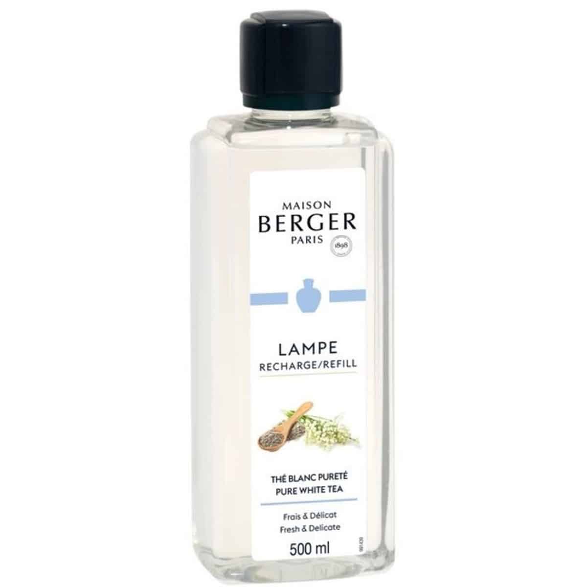 Navulling Huisparfum Maison Lampe Berger - Thé Blanc Pureté / Pure White Tea 500 ml - Maison Berger Paris Navulling Huisparfum Maison Lampe Berger - Thé Blanc Pureté / Pure White Tea 500 ml