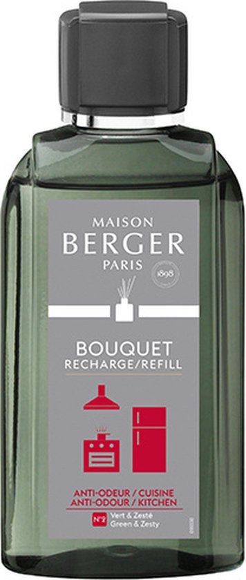 NAVUL PARFUMS 200ML KEUKENGEUR Navulling Parfumverspreider Maison Lampe Berger - Keukengeur 200 ml