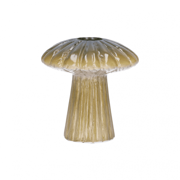Paddenstoel Russle groen 9.5 cm Paddenstoel Russle groen 9.5 cm - Kaarsenhouders - Goud