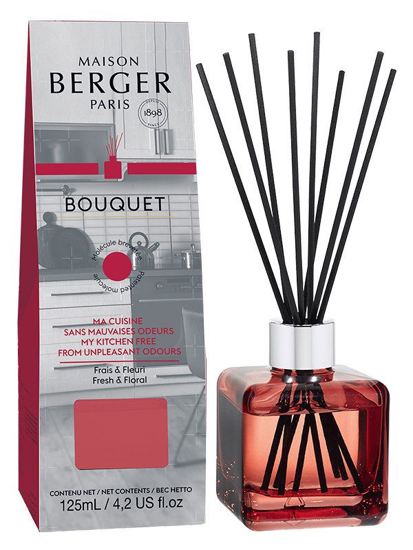 PARFUMS+STICKS 125ML MA CUISINE Parfumverspreider met geurstokjes Maison Lampe Berger - Ma Cuisine 125ml