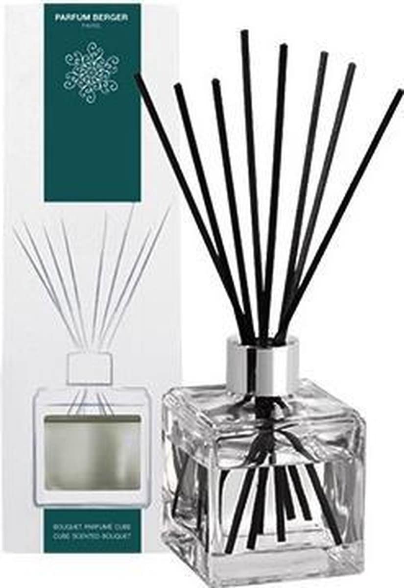 Parfumverspreider met sticks Cube - Vent d'Océan / Ocean breeze 125 ml - Maison Berger Paris Parfumverspreider met sticks Cube - Vent d'Océan / Ocean breeze 125 ml