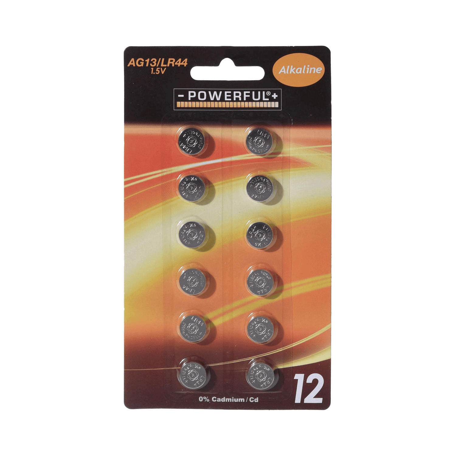 Powerful Alkaline Knoopcel Batterijen 1.5V AG13 - LR44/ L1154 - 12 stuks - Kaars.nl Powerful Alkaline Knoopcel Batterijen 1.5V AG13 - LR44/ L1154 - 12 stuks - Accessoires & toebehoren - Kaars.nl