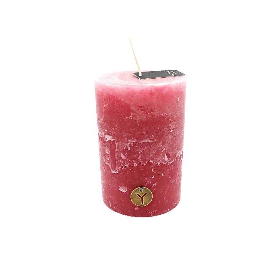 Stompkaars 10x15 cm Old Pink - Brynxz Stompkaars 10x15 cm Old Pink - Stompkaarsen - Brynxz - Roze
