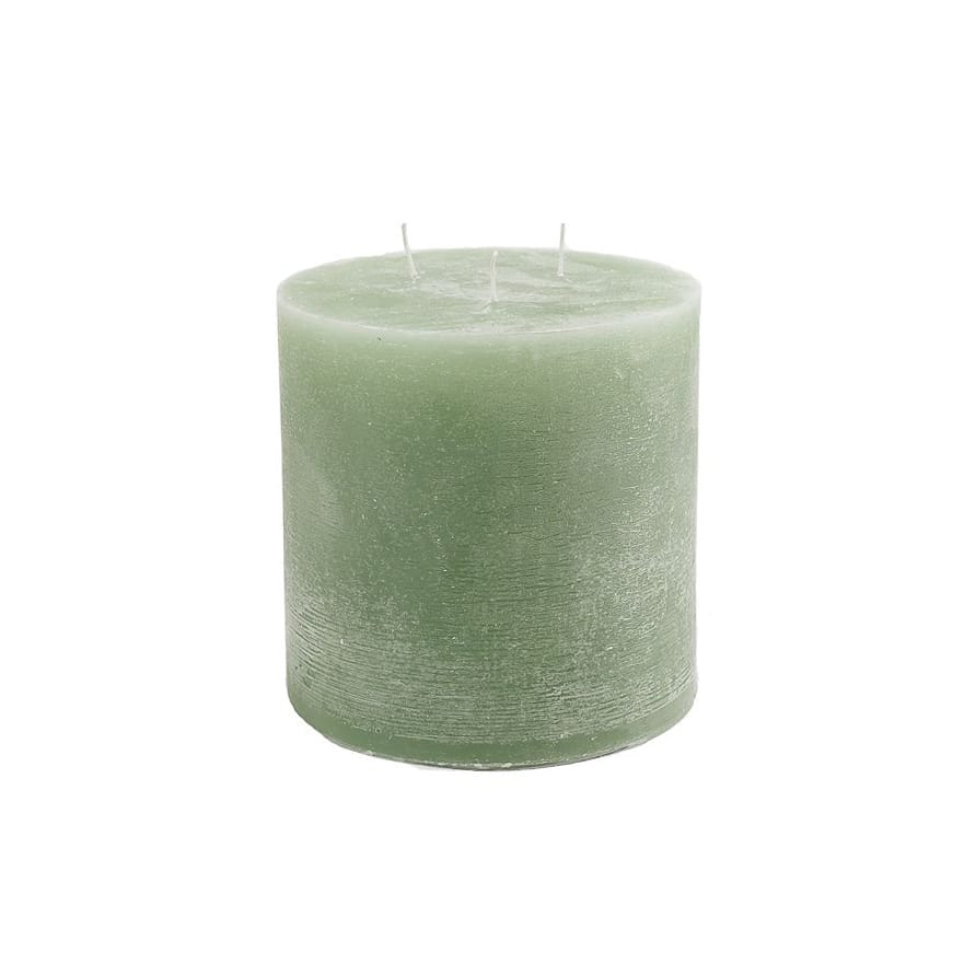 Stompkaars Light Green 15x15cm - BrandedBy Stompkaars Light Green 15x15cm - Stompkaarsen - BrandedBy - Groen
