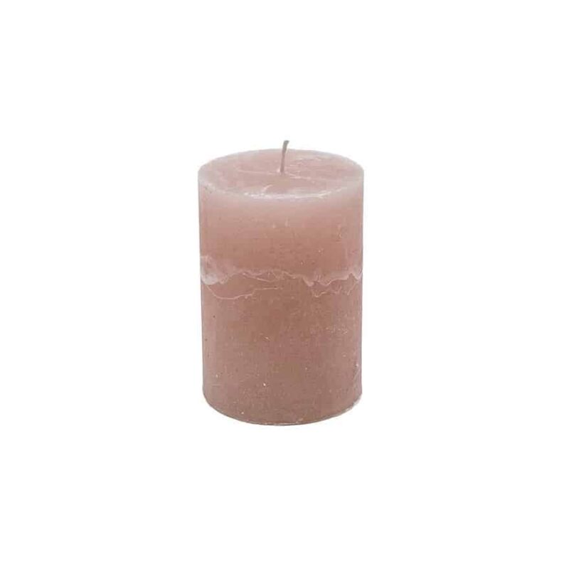 Stompkaars Pink Beige 7x10cm - Stompkaarsen - BrandedBy - Roze