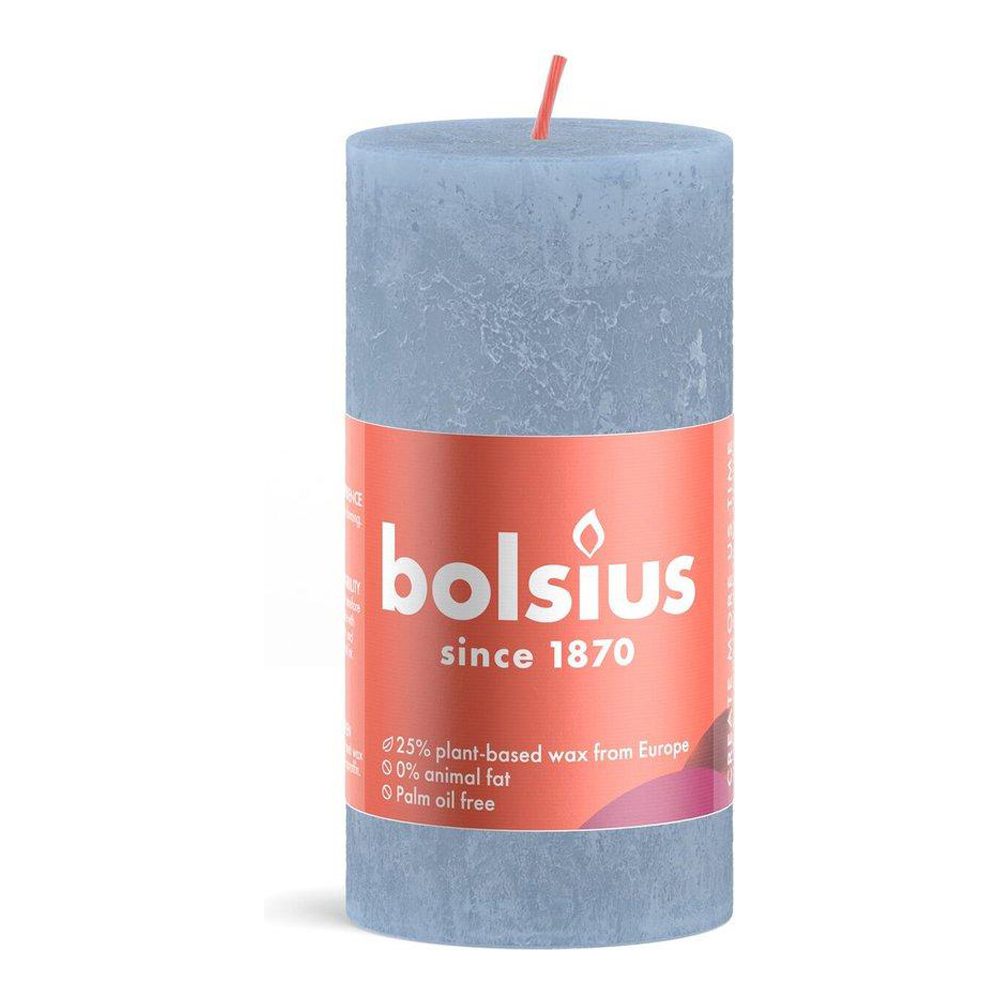 STOMPKAARS RUST. 100X50MM BLAUW - Bolsius STOMPKAARS RUST. 100X50MM BLAUW