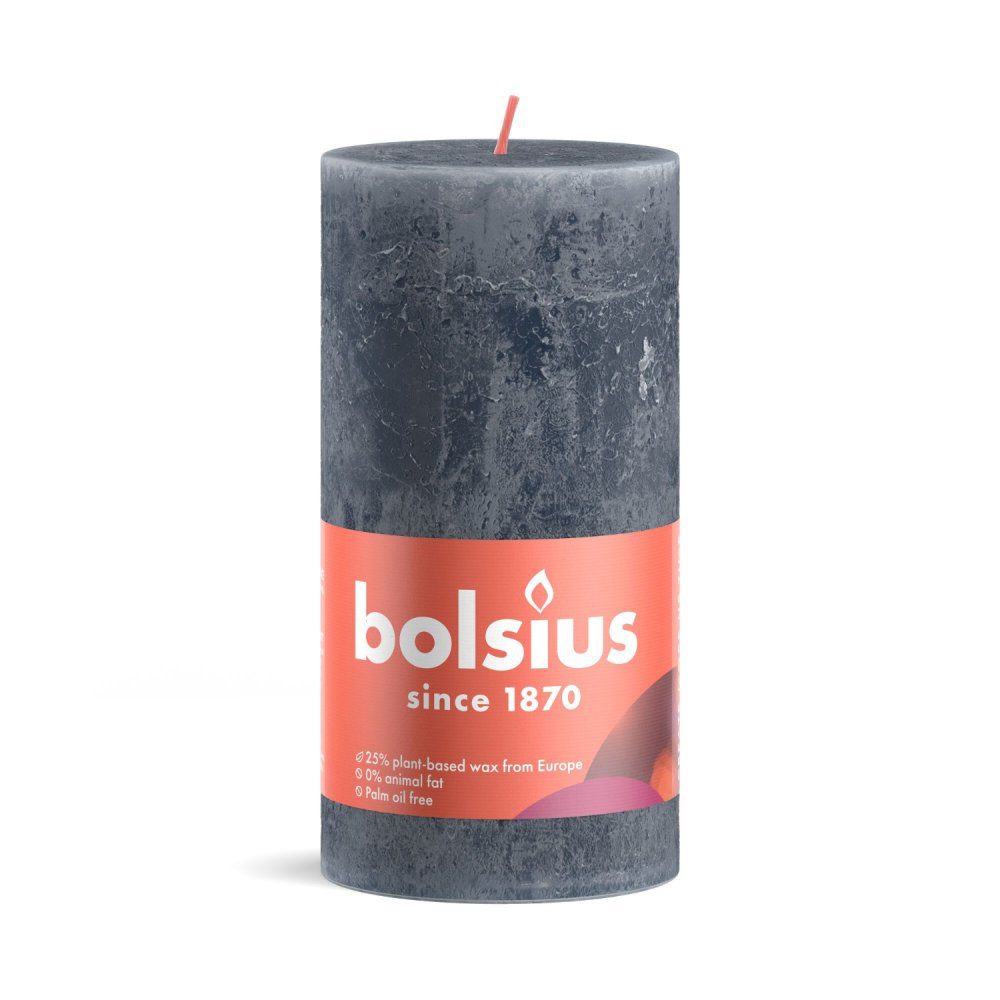 STOMPKAARS RUST 130X68MM BLAUWGRIJS - Bolsius STOMPKAARS RUST 130X68MM BLAUWGRIJS